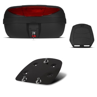 Baú Bauleto Motoboy Smartbox 2 45 Litros + Suporte Base Moto Yamaha XTZ Crosser 150 Pro Tork
