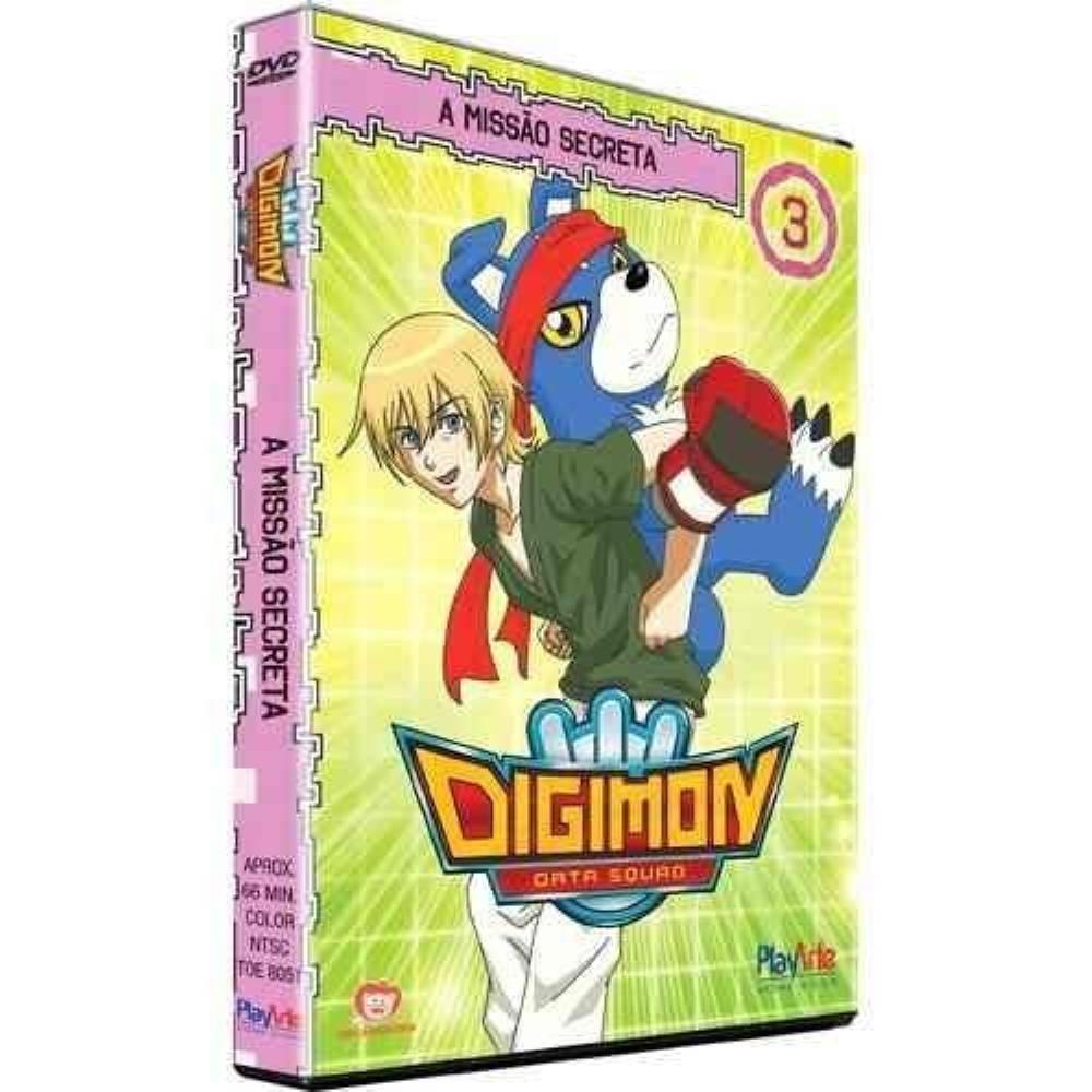 DVD Digimon Volume 3 A Missão Secreta Original