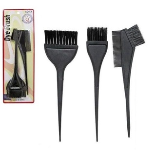 Kit Tintura de Cabelo Pincel 21cm Pente Fino com Escovinha 21cm Pincel Grosso 21 Importado Pronta Entrega