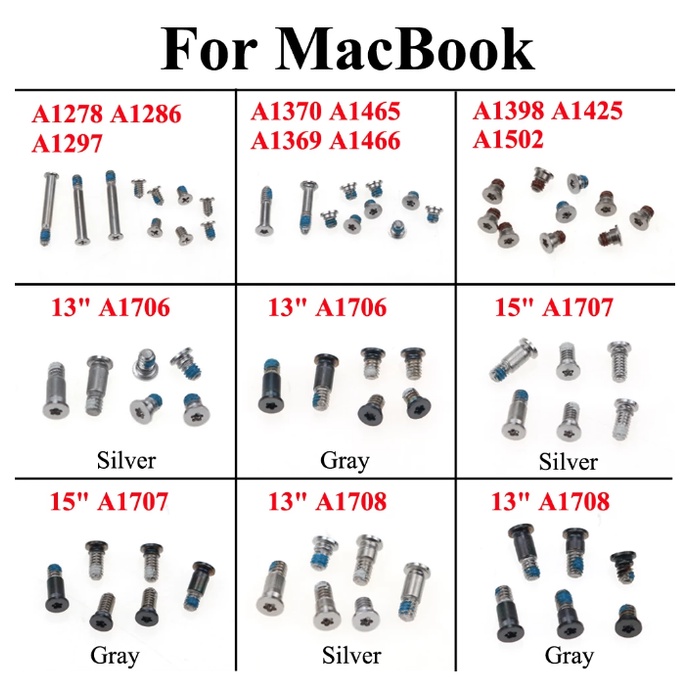 10 pçs durável parafusos MACBOOK PRO E AIR  apple macbook