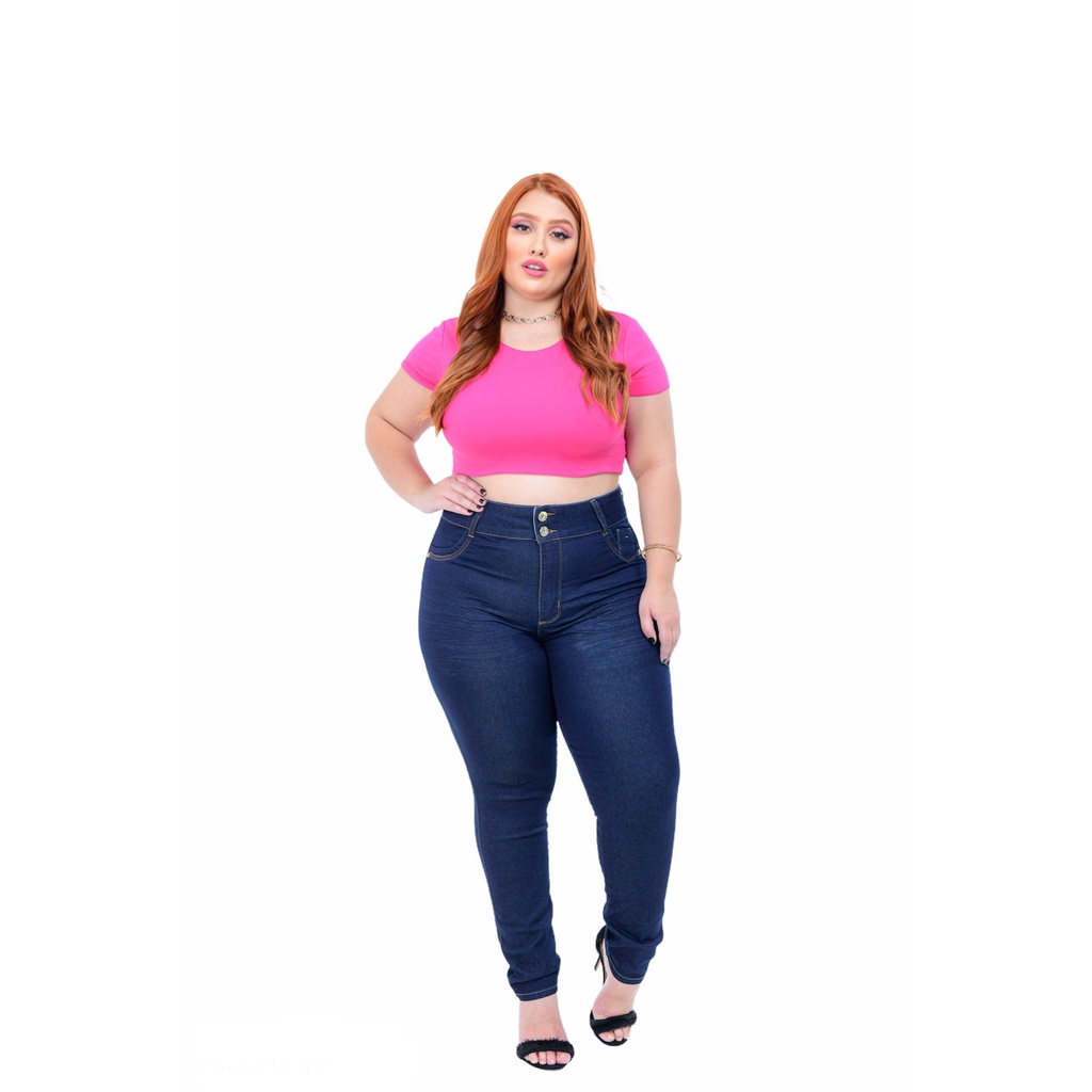 Calça Feminina Atacado Cintura Alta Hot Pants Plus Size modelos top