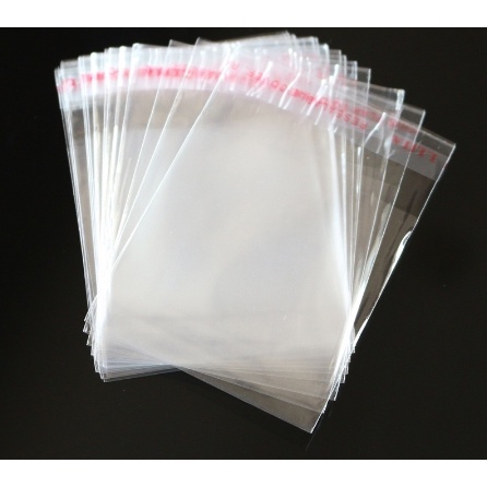 Kit 100 unidades  Sacola Adesivo plástico embalagem 5x7cm ate 35x45cm