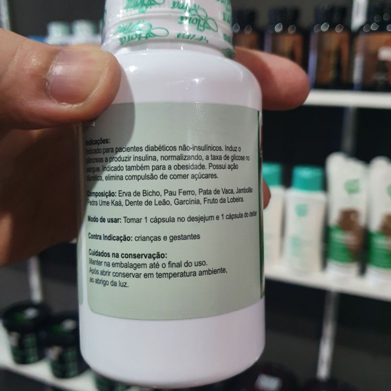 Suplemento de apoio ao controle de açúcar 60 cápsulas