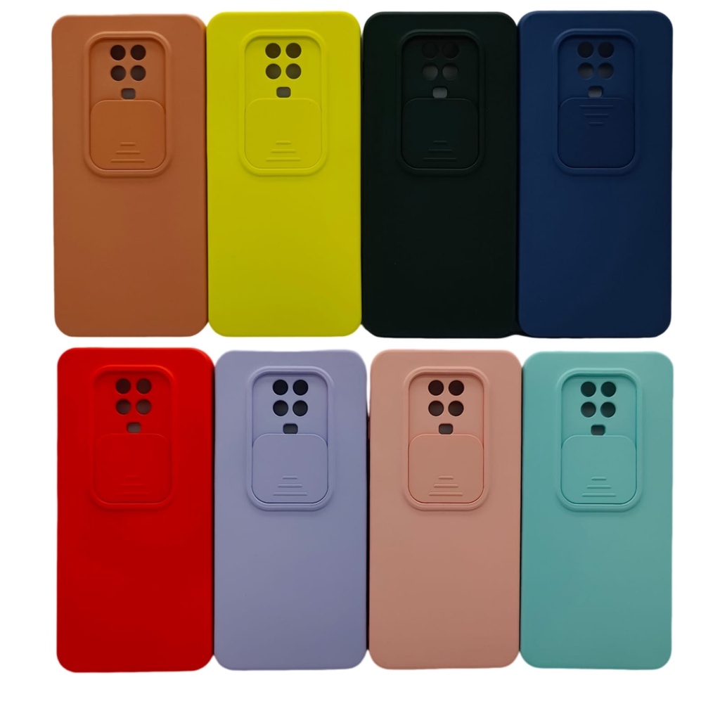 Capa Capinha Silicone Aveludada Tampa Câmera Xiaomi Redmi Note 9s / Not 9 Pro