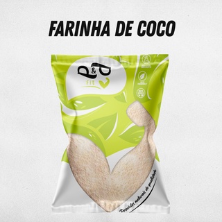Farinha de Coco Branca Low Carb 250g - Alta Qualidade