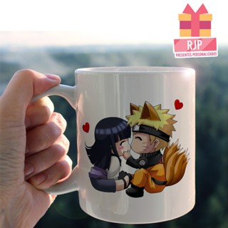 Caneca Naruto Chibi - Naruto & Hinata em Oferta na Shopee