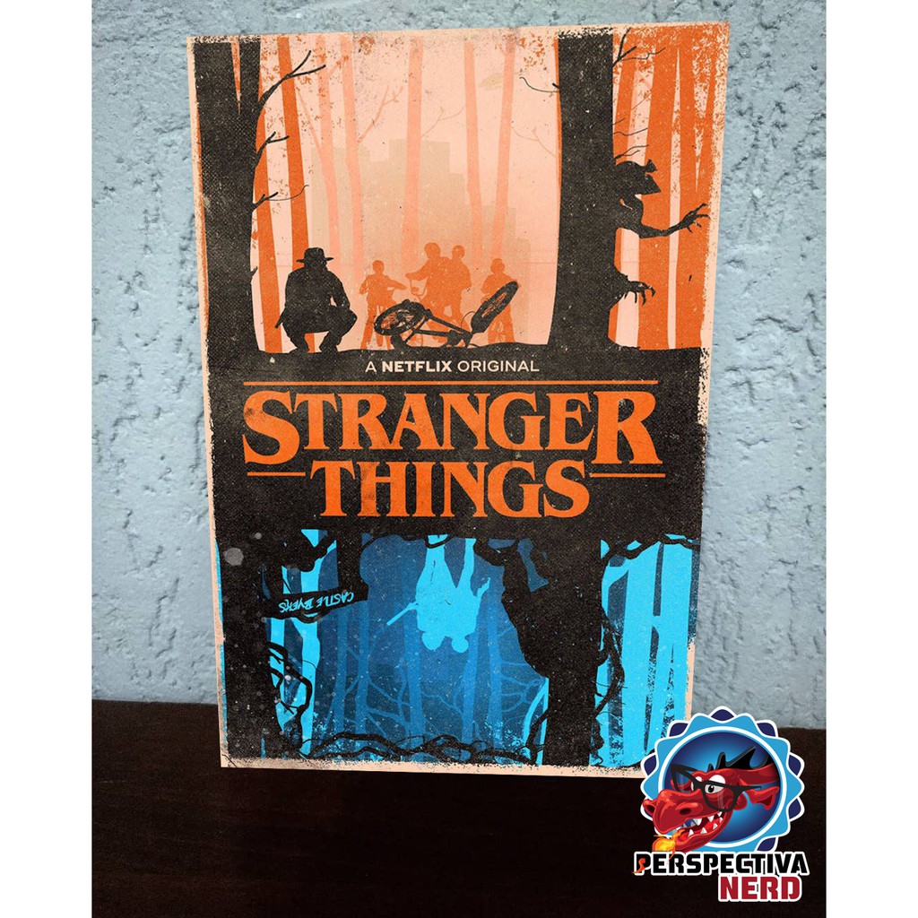 Placa Decorativa Stranger Things Mundo Invertido Shopee Brasil 6774