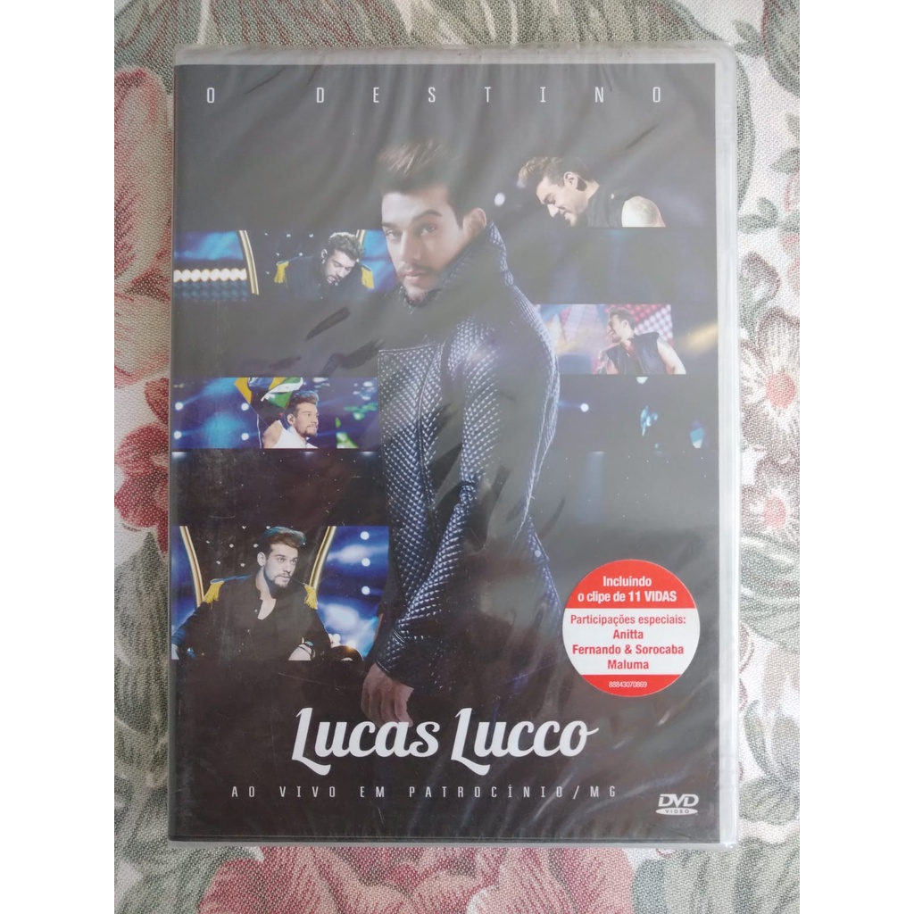 DVD LUCAS LUCCO - AO VIVO EM PATROCÍNIO MG - PART. ANITTA - LACRADO