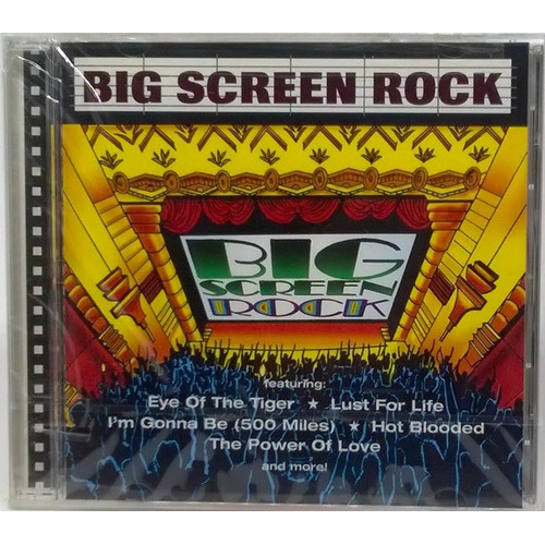 Cd Big Screen Rock 1997 Survivor Iggy Pop Billy Squier Knack imp