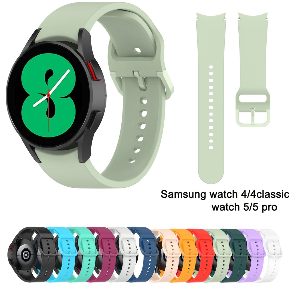 Pulseira Esportiva De 20mm Para Relógio Samsung Galaxy 4 6 Clássico 46mm 42mm 43mm 47mm 4 5 6 7 44mm 40mm Watch 5 pro FE 40mm em Oferta na Shopee