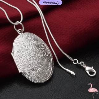 Me Colar Com Trava De Foto / Medalhão Sanke Feminina