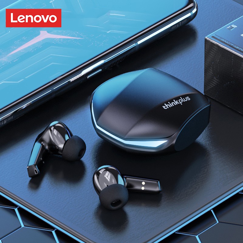 Fone De Ouvido Sem Fio Original Lenovo GM2 Pro Bluetooth 5.3 Intra-Auricular De Baixa Latência Com Microfone