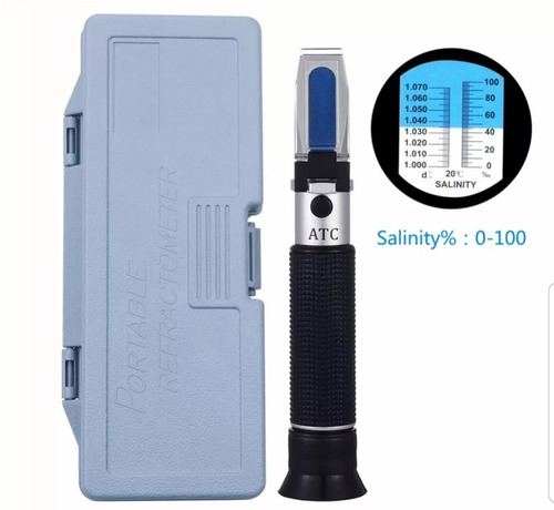 Kit 3 Refratômetro P Aquário Marinho Densidade Salinidade