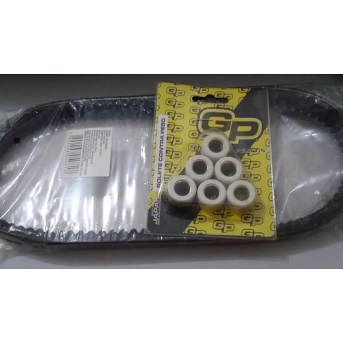 Correia Tração e Kit Roletes Embreagem suzuki Burgman 125 2010 Pra Baixo