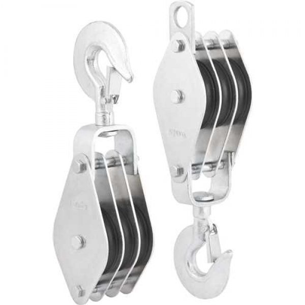 Moitao Cadernal 80mm Com 3 Roldanas VONDER em Oferta na Shopee