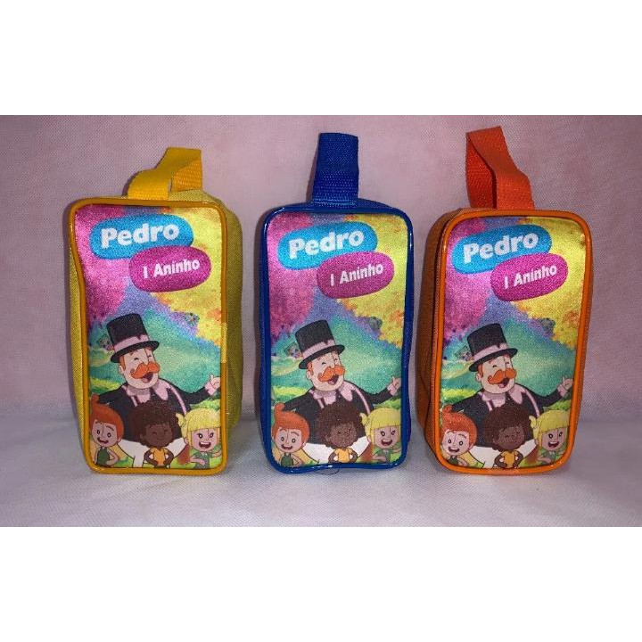 Necessaire Box Bolsa Volta As Aulas Personalizada Bolsinha Estojo Escolar Lembrancinha Aniversário Porta Chuteira