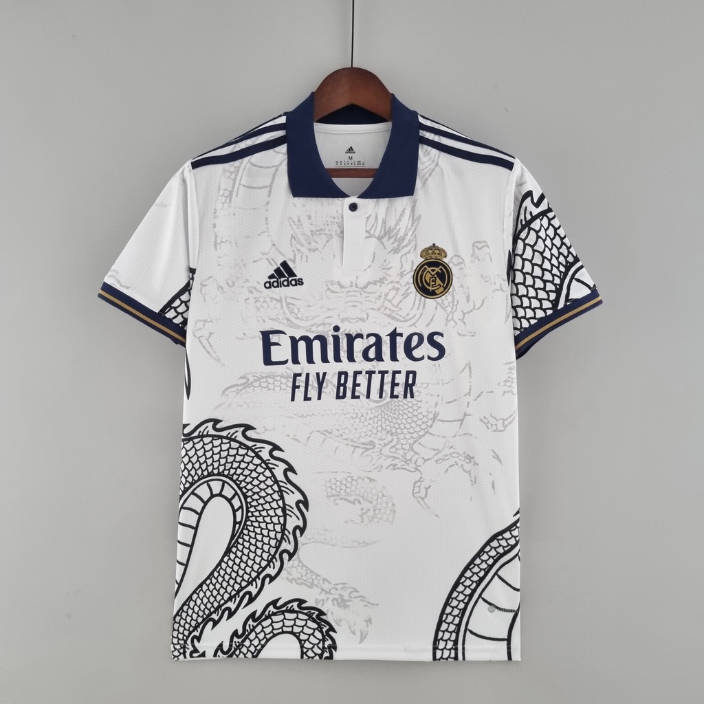 22/23 Camisa De Futebol Dragão R-M Chinês Branco