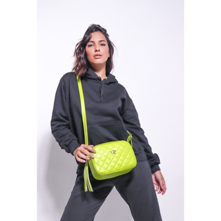 Bolsa 01 Tiracolo Transversal Feminina Básica Casual Metalassê