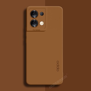 Capa Flexível De Silicone Líquido Oficial OPPO Reno 8 Pro 5G 8Z 7Z 7 Lite 4G De Celular À Prova De Choque