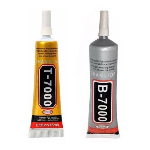 Cola P/ Colar Celular T7000 B7000 Preta Ou Transparente 15ml - Envio Imediato