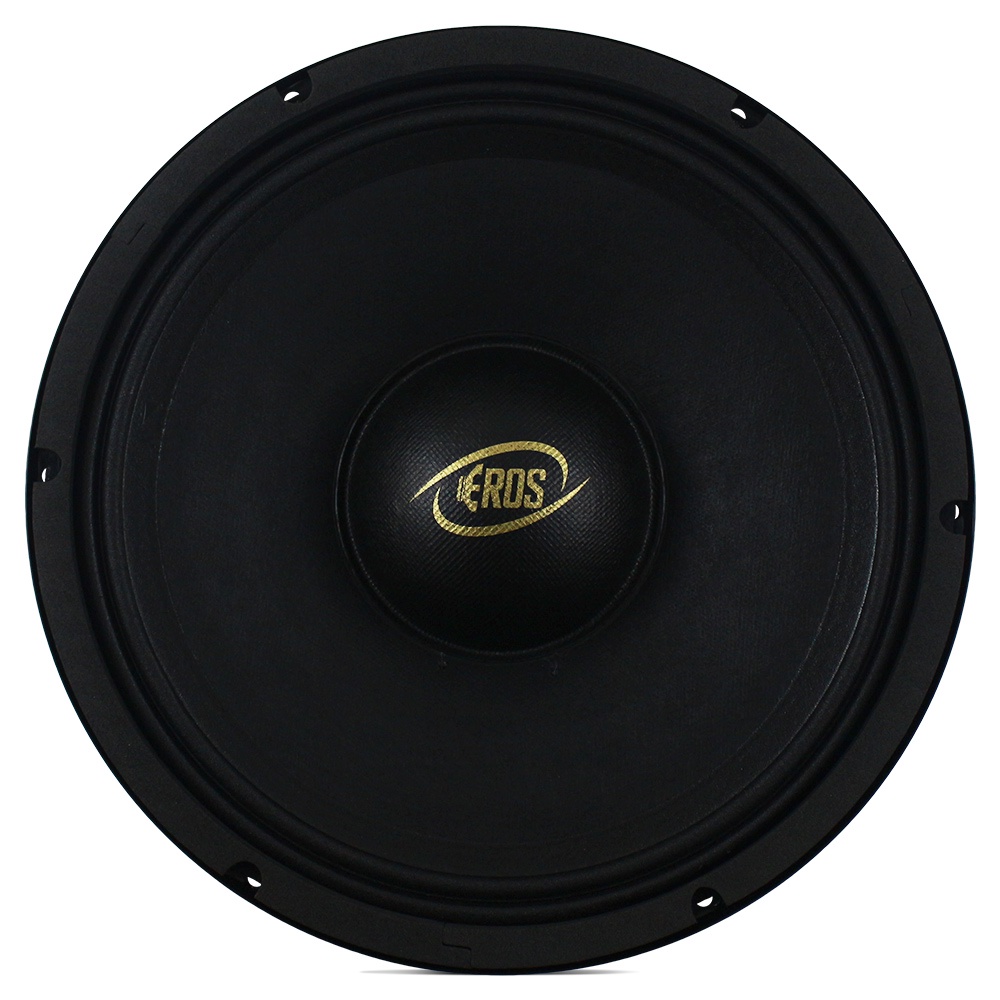 Woofer 10 Polegadas Eros 500w Rms E-510 LC 4 Ohms 8 Ohms Bobina Simples Grave Medio Grave 1000w Pico Peça