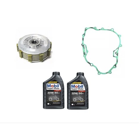 Kit Embreagem Completa Com Óleo E Junta Yamaha Lander 250