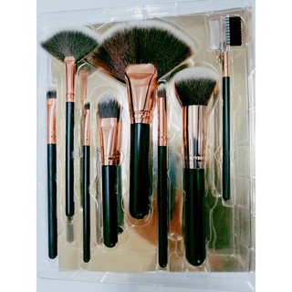kit 8 pincel proficional fino acabamento make up