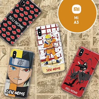 Capa Capinha - Xiaomi Mi A3 - Naruto Anime Personalizada com Nome