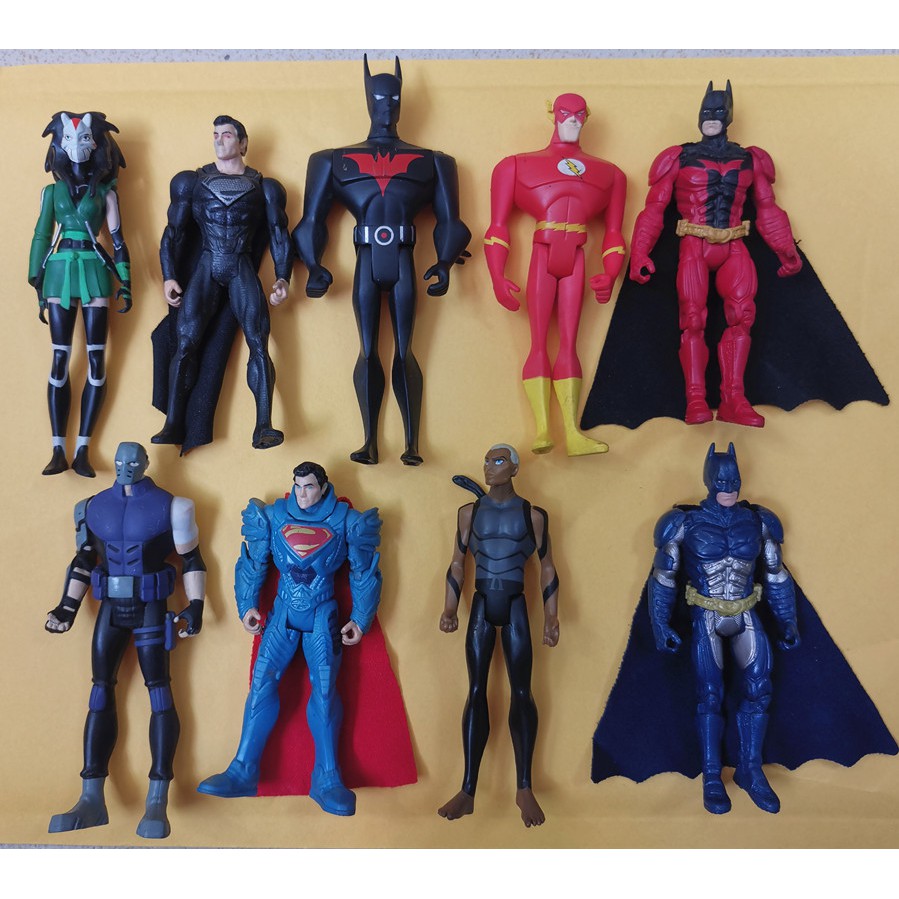 Marvel Dc Herói Figuras De Ação 3.75 '' Batman Flash Superman Brinquedos Coleçãos Usado