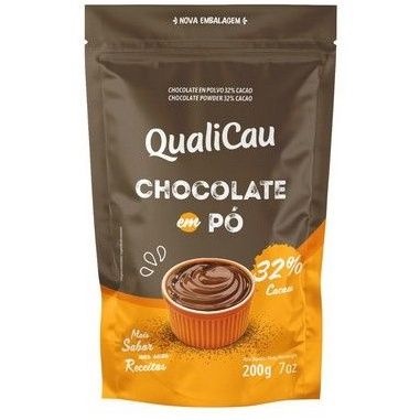 2 Chocolates em Pó 32% Cacau QualiCau 200g cada