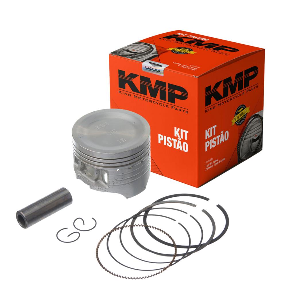 Pistao Kit Com anel Kmp C100 Dream biz  Std em Oferta na Shopee