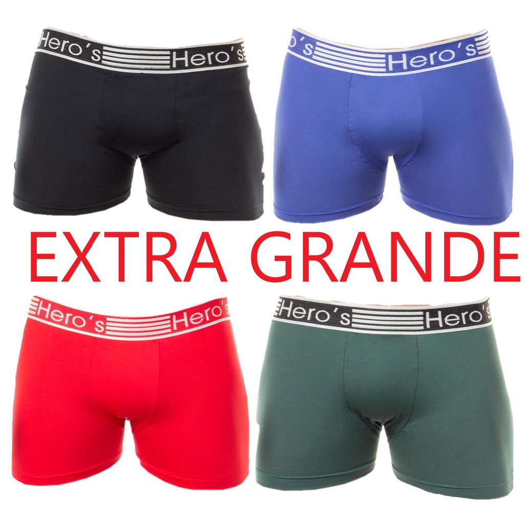 Kit Cueca Box Plus Size Exgg Extra Grande Melhor Microfibra Excelente Elasticidade Conforto