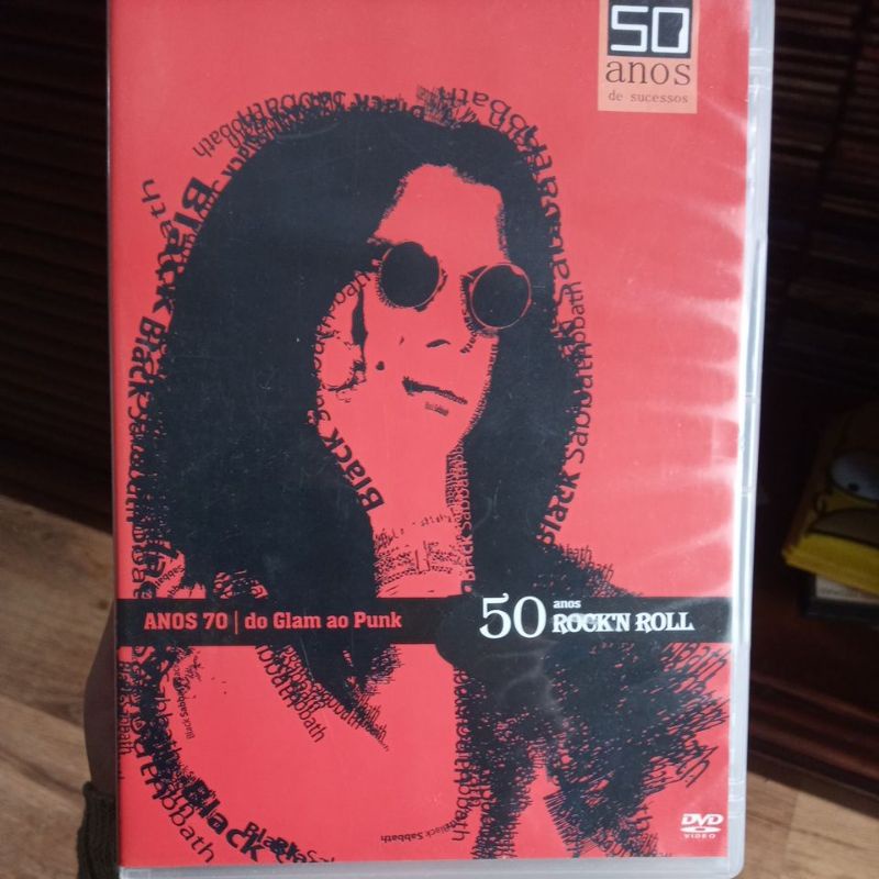 DVD 50 anos de rock and roll anos 70