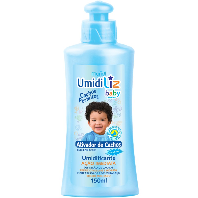 UMIDILIZ ATIVADOR DE CACHOS BABY MENINO 150ml - MURIEL