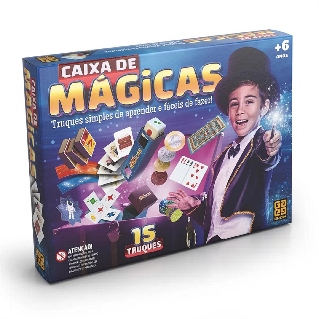 Caixa De Mágicas 15 Truques 01428 - Grow em Oferta na Shopee