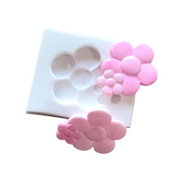 Molde De Silicone Rosa Delicada Molde Para Confeitaria Molde Para Biscuit 040