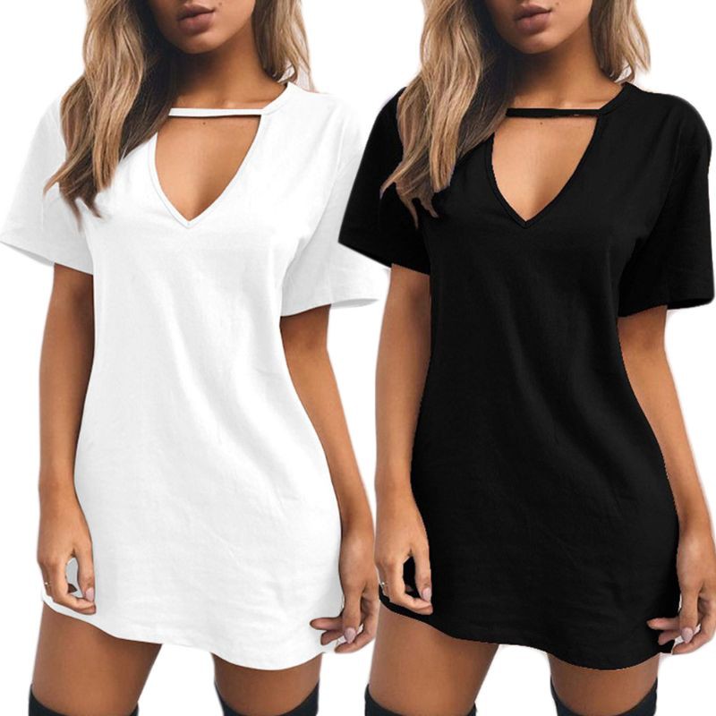 vestido estilo camiseta