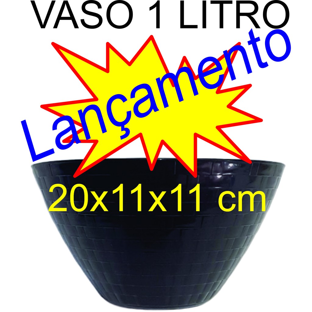 12 vasos de parede vaso de 1LITRO PRETO RATAN vaso plástico de parede vaso para jardim vertical vaso de parede meia lua floreira de parede vaso jardim vertical vaso de parede jardim jardinagem área externa interna floricultura decoração artesanato