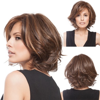 (Elea) Peruca Feminina Encaracolada / Encaracolada / Cabelo Curto / Sexy Para Mulheres