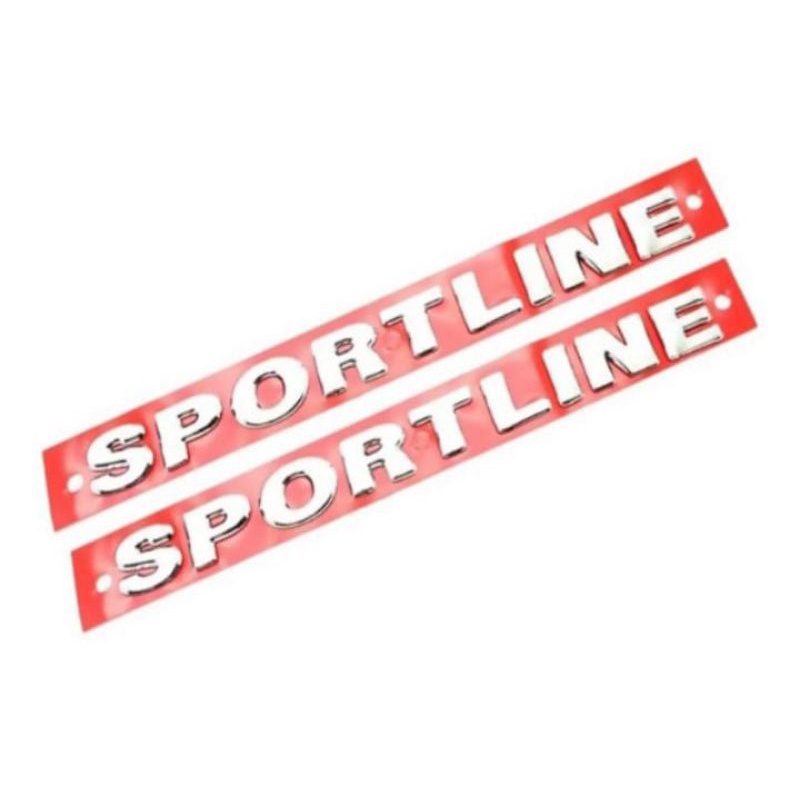 kit duas peças emblema letreiro Sportline gol Fox polo Saveiro em Oferta na Shopee