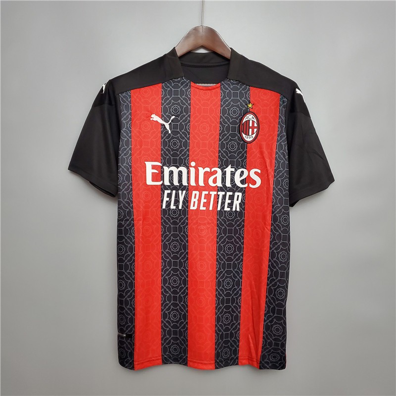 2021 Ac Milan Camisa Casa 1: 1 Camisa Masculina De Futebol ...