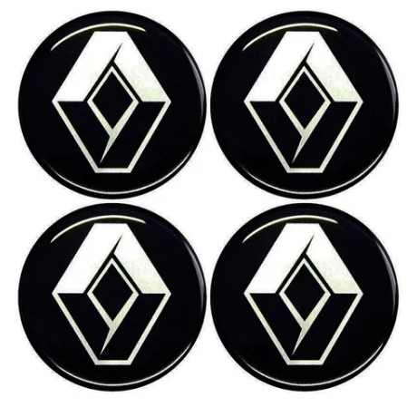 Emblema Resinado Calota Renault Adesivo 48mm 4 Unid em Oferta na Shopee