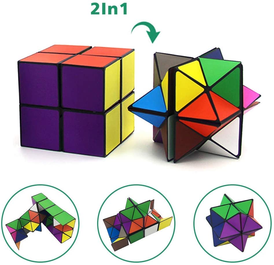 Cubos Mágicos Cubos De Puzzle Mágicos Para Crianças E Adultos (Multicolour)