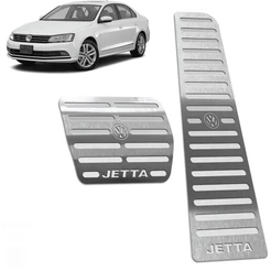 Pedaleira Jetta 11/18 Automático Aço Inox - Não fura o pedal