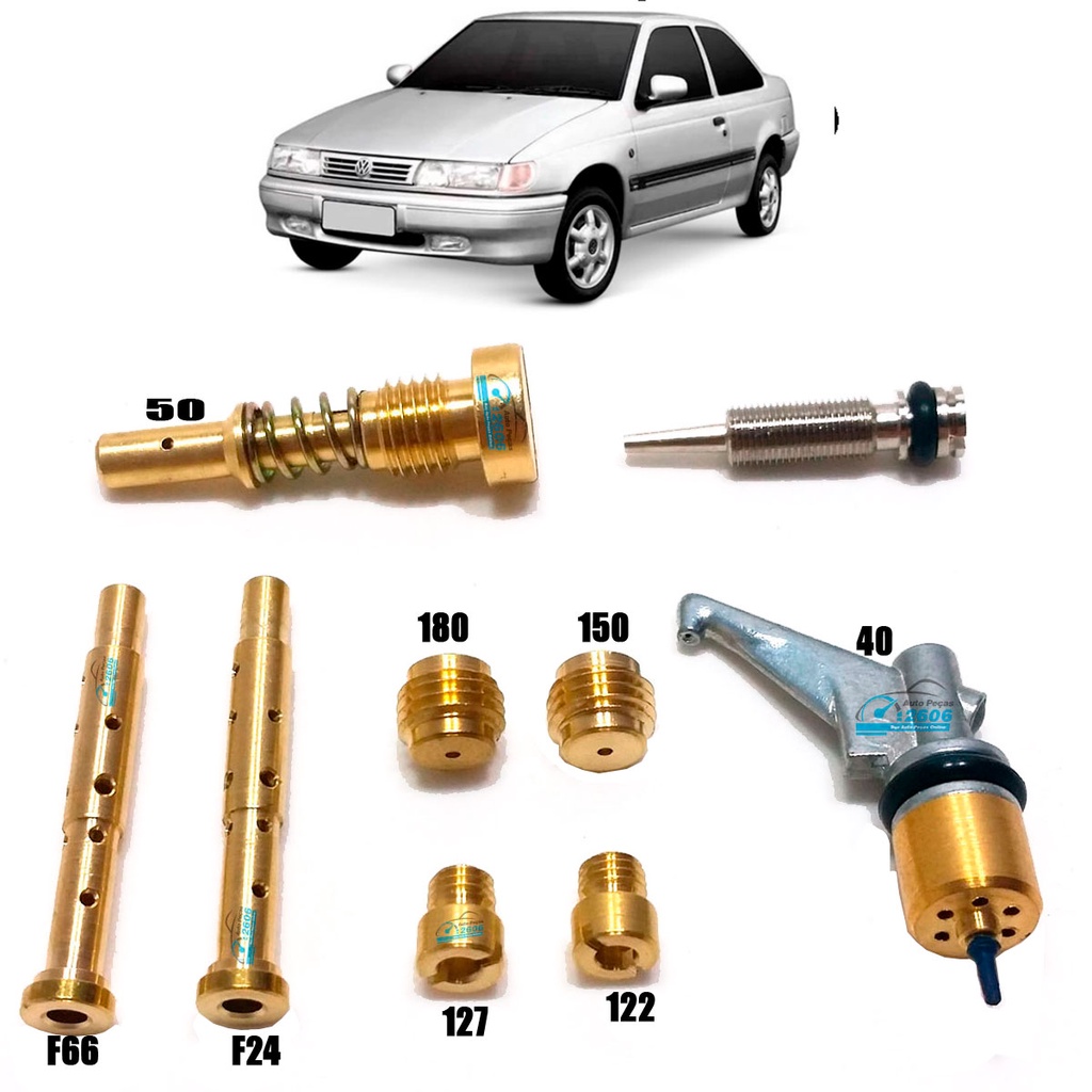 Kit Gicle Carburador Weber TLDZ Logus 1.8 Gasolina 1993 em diante