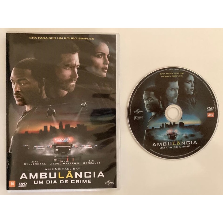 DVD - Ambulância: Um Dia de Crime - Dublado e Legendado