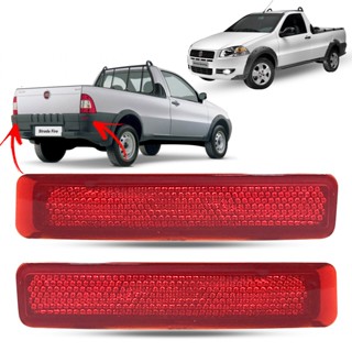 Par Lanterna Refletor Parachoque Traseiro Strada 2004 À 2013 em Oferta na Shopee