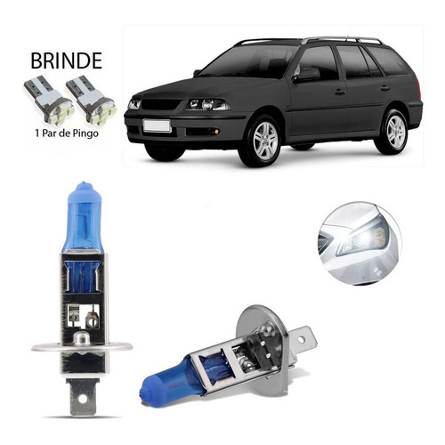 Lampada Super Branca Farol Alto 8500k Vw Parati 2000-2004