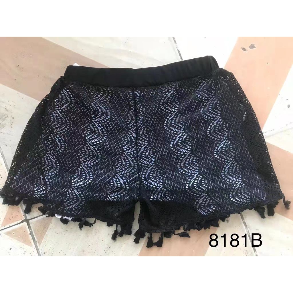 Shorts Praia Renda Com Babadinho