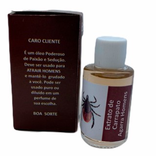 Óleo Extrato de Carrapato Agarra Homem em Oferta na Shopee